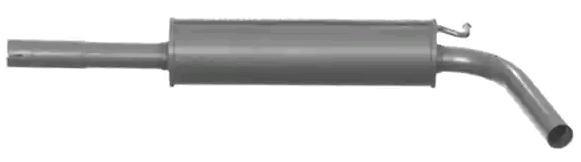 VEGAZ VS-535 Middle silencer SKODA FABIA 2001 in original quality