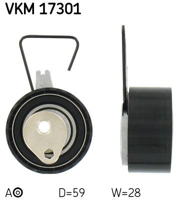 SKF VKM17301 Timing belt tensioner pulley LHP 100900