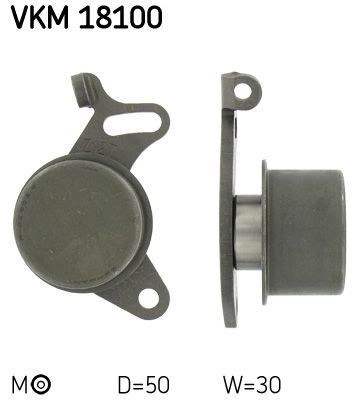Original SKF Timing belt idler pulley VKM 18100 for BMW 5 Series