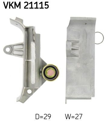 SKF VKM 21115 Tensioner, timing belt VW GOLF 2012 price
