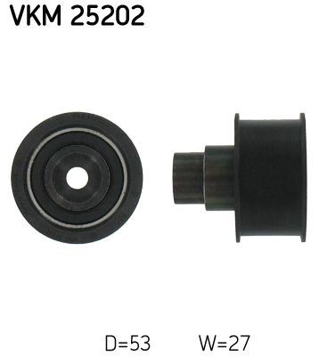 SKF Deflection & guide pulley, timing belt VKM 25202 buy