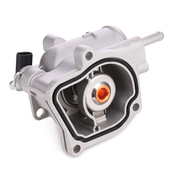 RIDEX 316T0147 Thermostat in engine cooling system Opening Temperature: 87°C, with seal, with sensor, Aluminium, Metal Housing