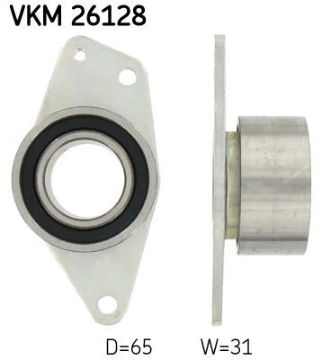 SKF Deflection & guide pulley, timing belt VKM 26128 buy
