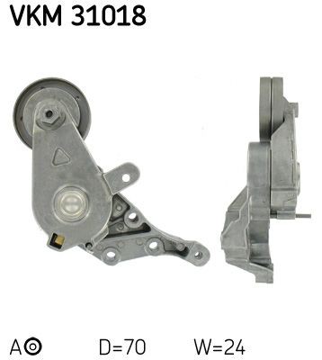 SKF VKM 31018 Tensioner pulley