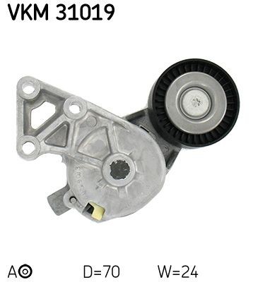 SKF Belt tensioner pulley VKM 31019 buy online