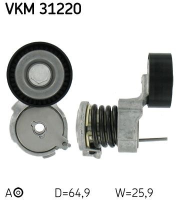 Great value for money - SKF Tensioner pulley VKM 31220