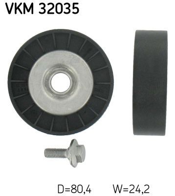 SKF VKM32035 Deflection / guide pulley, v-ribbed belt Lancia Y 840A 1.2 60 hp Petrol 2001 price