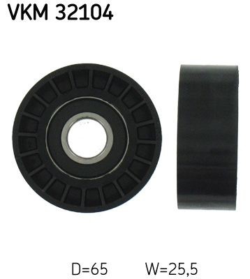 SKF Ø: 65mm Deflection / Guide Pulley, v-ribbed belt VKM 32104 buy