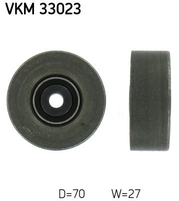 SKF VKM 33023 Deflection / Guide Pulley, v-ribbed belt
