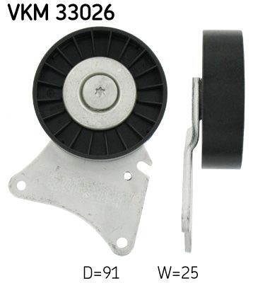 SKF VKM 33026 Deflection / Guide Pulley, v-ribbed belt