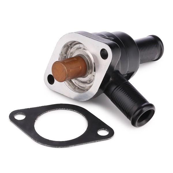 RIDEX 316T0238 Thermostat in engine cooling system Opening Temperature: 84°C, with seal, Synthetic Material Housing