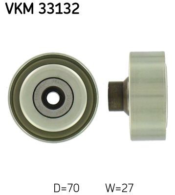 SKF VKM33132 Deflection / Guide Pulley, v-ribbed belt 16 138 401 80