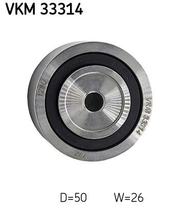 SKF VKM33314 Deflection / Guide Pulley, v-ribbed belt 5751.92
