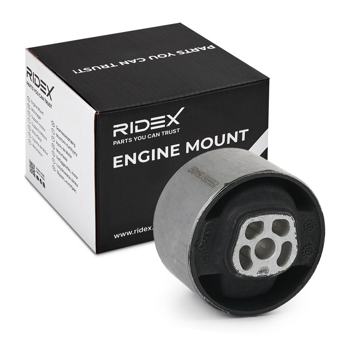 RIDEX 247E0138 Engine mount Upper Right, Rubber-Metal Mount, 53, 40 mm, Ø: 70 mm