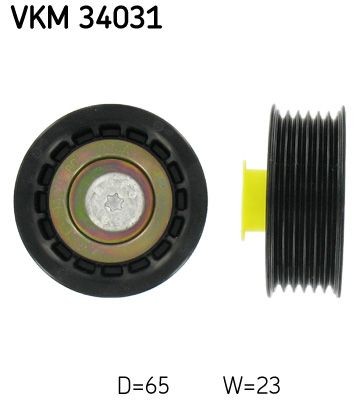 SKF VKM34031 Deflection / Guide Pulley, v-ribbed belt 1773011