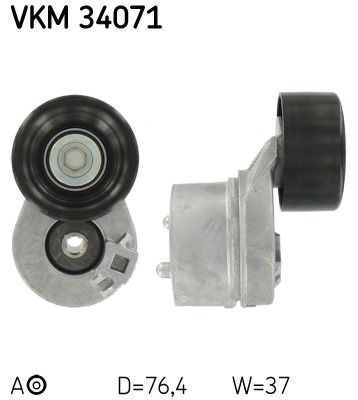 SKF VKM34071 Tensioner pulley 1 119 954
