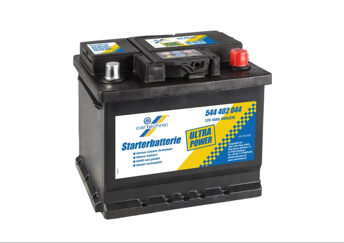 CARTECHNIC Car battery AGM, EFB, GEL OPEL Corsa A Van (S83) new 40 27289 00621 5