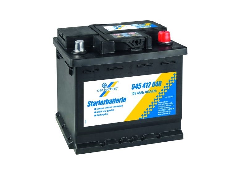 40 27289 00658 1 CARTECHNIC Car battery VOLVO 12V 53Ah 470A B13 Lead-acid battery