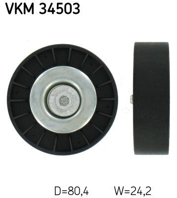 SKF VKM34503 Deflection / Guide Pulley, v-ribbed belt 49 60 290