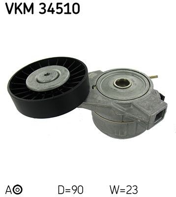 Original VKM 34510 SKF Tensioner pulley, v-ribbed belt SAAB