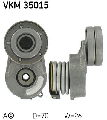 Opel ASTRA Tensioner pulley 1364472 SKF VKM 35015 online buy