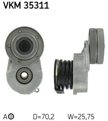 Opel INSIGNIA Tensioner pulley 1364480 SKF VKM 35311 online buy
