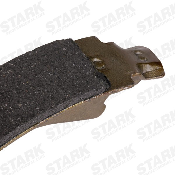 STARK SKBS-0450344 Brake Shoe Set Rear Axle, 207 x 32 mm, without handbrake lever