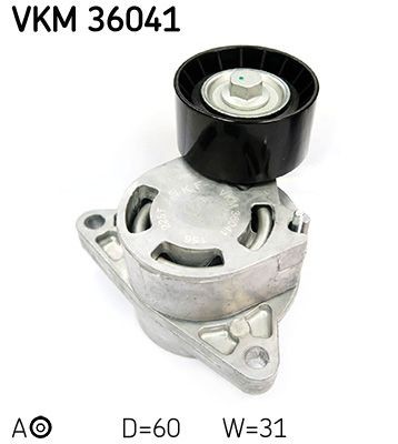 VKM 36041 SKF Tensioner pulley OPEL