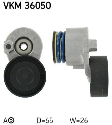 SKF VKM36050 Deflection / Guide Pulley, v-ribbed belt 1195500QAG
