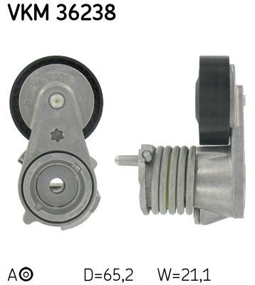 SKF VKM36238 Tensioner pulley 30711320