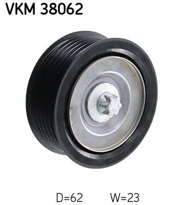 SKF VKM 38062 Deflection / Guide Pulley, v-ribbed belt with fastening material