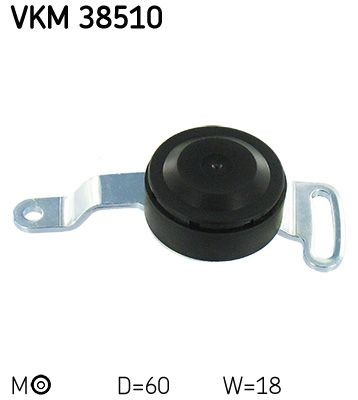 SKF VKM 38510 SMART Tensioner pulley, v-ribbed belt