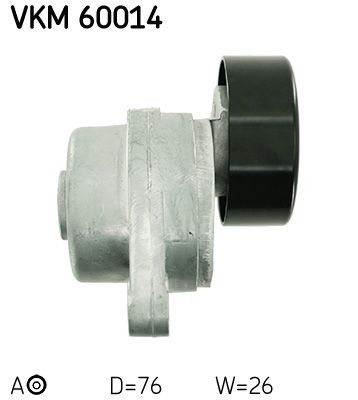 VKM60014 Tensioner pulley, v-ribbed belt SKF VKM 60014 review and test