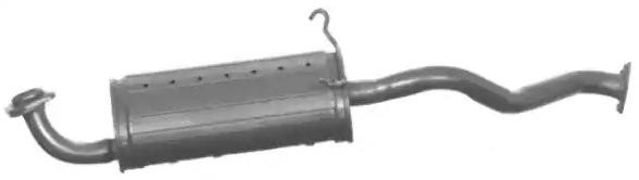 VEGAZ HUS-153IMA Middle silencer HYUNDAI GALLOPER 1997 in original quality