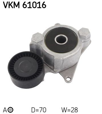SKF VKM61016 Tensioner pulley 16620-0R010
