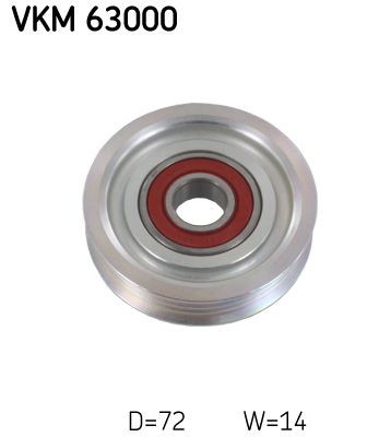 SKF VKM 63000 Deflection / Guide Pulley, v-ribbed belt HONDA experience and price