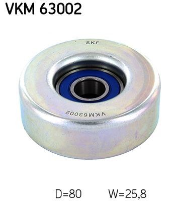 SKF VKM 63002 Deflection / Guide Pulley, v-ribbed belt