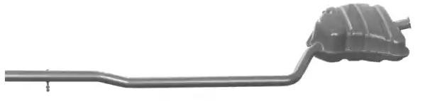 VEGAZ MOS-162IMA Rear silencer Rear, Length: 1919mm