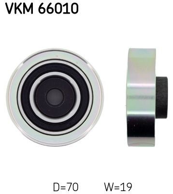 SKF Ø: 70mm Deflection / Guide Pulley, v-ribbed belt VKM 66010 buy