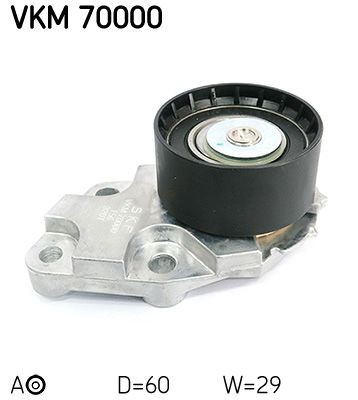 SKF Tensioner pulley, timing belt VKM 70000 buy
