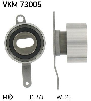 SKF VKM73005 Tensioner pulley, timing belt Honda Logo GA3 1.3 65 hp Petrol 2000 price