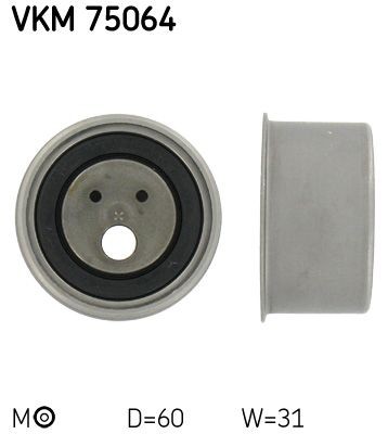 SKF VKM 75064 MITSUBISHI Timing belt idler pulley in original quality