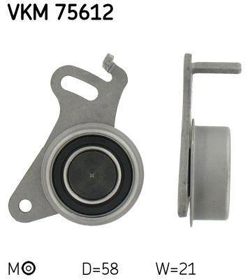 SKF VKM 75612 HYUNDAI Timing belt idler pulley in original quality