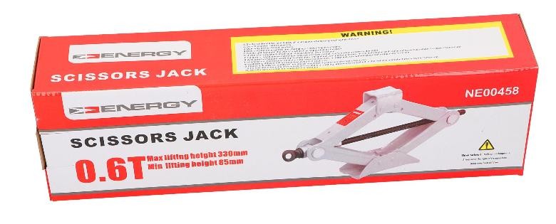 NE00458 Jack NE00458 ENERGY 0.6t, Mechanical, Passenger cars, Scissor jacks