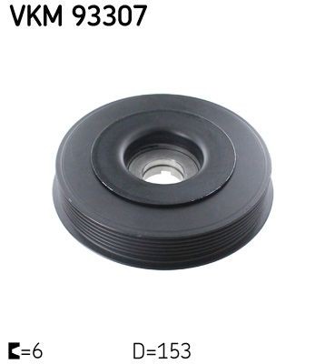 SKF VKM 93307 TOYOTA Crank pulley in original quality