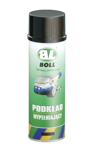 BOLL 001053 Spray putty filler black, aerosol, Capacity: 500ml