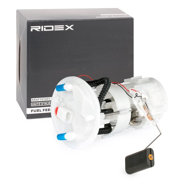 RIDEX 1382F0174 Fuel pump RENAULT Megane II Saloon (LM) 1.6 113 hp Petrol 2024 price