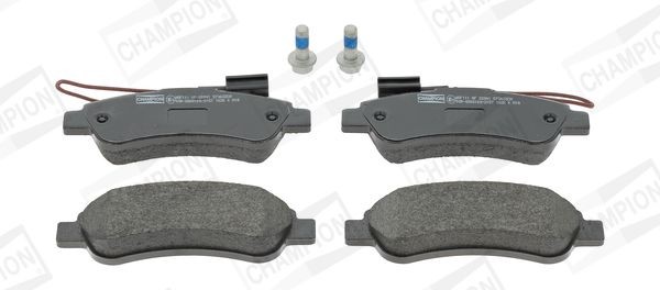 CHAMPION with acoustic wear warning Height 1: 48,8mm, Thickness: 19mm Brake pads 573632CH buy