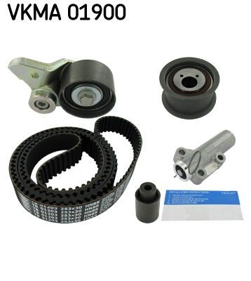 VKM 11154 SKF Number of Teeth: 253, with tensioner pulley damper, with trapezoidal tooth profile Timing belt set VKMA 01900 buy