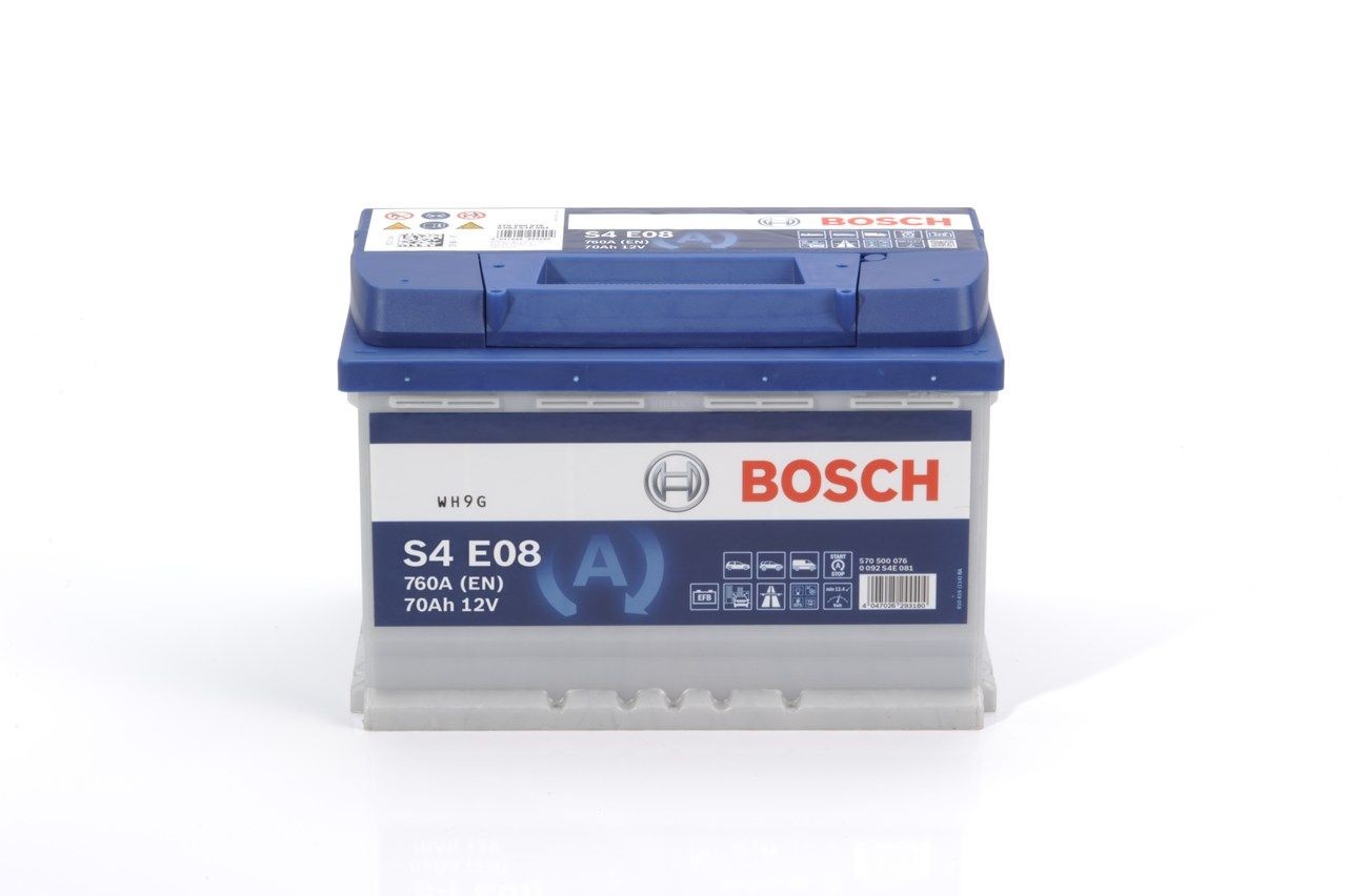 Batterie 0 092 S4E 081 BOSCH S4 12V 70Ah 760A B13 EFB-Batterie ➤ BOSCH 12V  70AH 760A günstig online